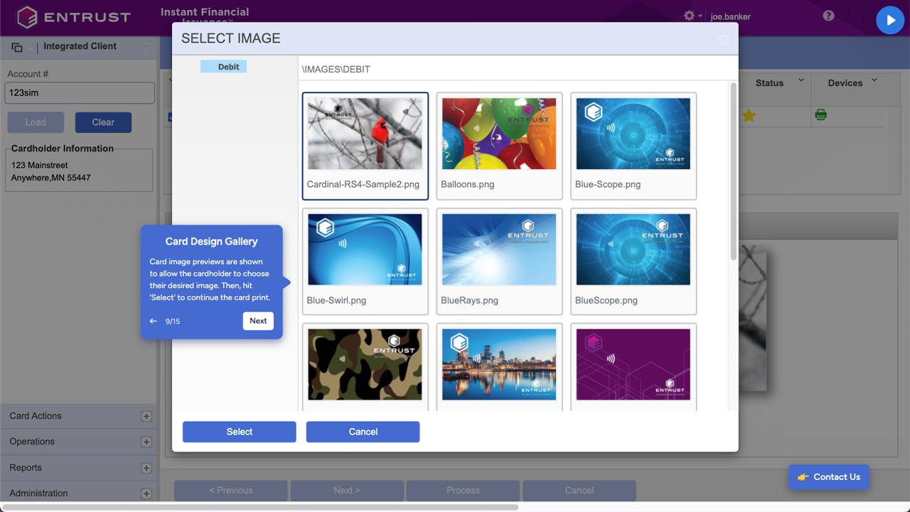 Adaptive Issuance Instant Financial Payment Card